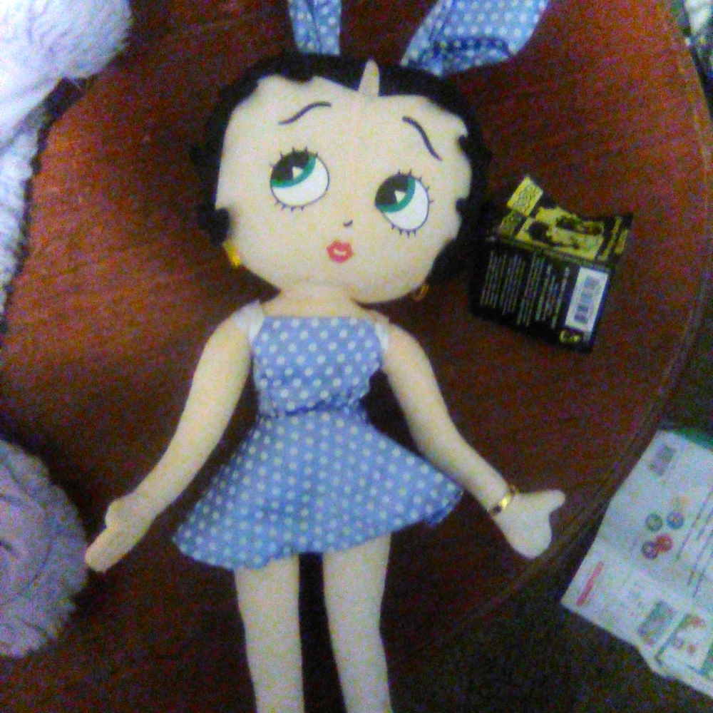 Vintage Betty boop doll with tags